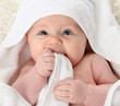 Baby after bath