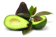 Avocado with leaves Avocado with leaves