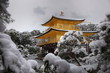 雪の金閣寺
