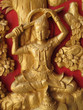 on the wall in thai temple on the wall in thai temple
