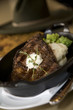 Grilled Porterhouse Steak with Mashed Potatoes