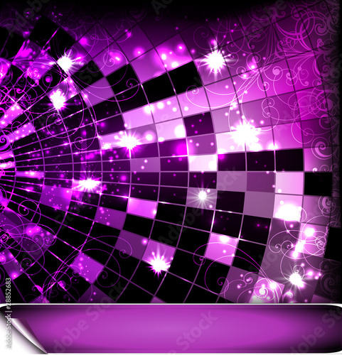 Vector: Rosa Disco Hintergrund Rosa Disco Hintergrund