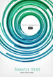 Nice abstract modern background with round shapes