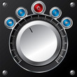 Volume control design with led buttons Volume control design with led buttons