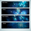 Set of beautiful mosaic labels with space for Your text Set of beautiful mosaic labels with space for Your text