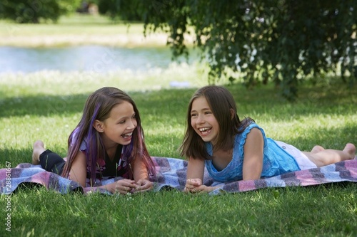 Photo: Two Girls Laughing Together Two Girls Laughing Together