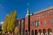 Cityhall in Stockholm, Sweden: Beautiful photograph in autumn wi