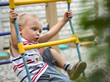 a little boy on playground