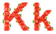 Strawberry alphabet - K