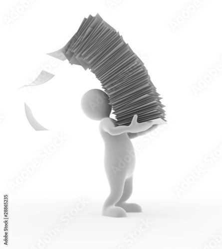 Illustration: Paper stack Paper stack