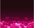 Pink vector valentine's day background