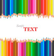 Background with color pencils. Vector Background with color pencils. Vector