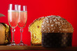 Panettone e spumante