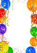 Hintergrund Luftballons blanko Hintergrund Luftballons blanko