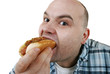 Foto: Hot Dog essen Hot Dog essen