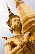 statue dorée