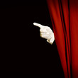 Magician pointing
