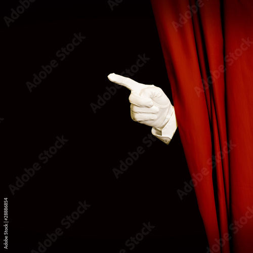 Foto: Magician pointing Magician pointing