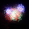 Colorful fireworks