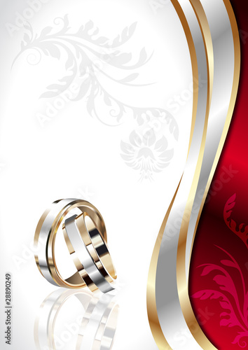 Vektor: wedding card wedding card