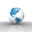World map: america World map: america