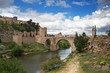 Historical Bridge over the Tagus river in Toledo, Spain Historical Bridge over the Tagus river in Toledo, Spain