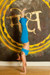 beautiful woman yoga teacher