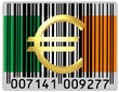 Ireland euro money national emblem currency barcode Ireland euro money national emblem currency barcode