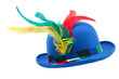 Foto: blaue Melone mit Federbusch blaue Melone mit Federbusch