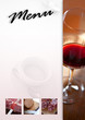 Menu carte restaurant gastronomie cuisine bistrot repas