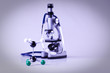 stethoscope and microscope