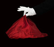 Magician red cape