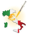 injection  d'euros en Italie