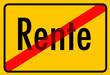 Rente Symbol