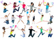Jumping people