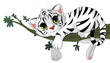 Tiger is on a branch