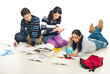 Students working together