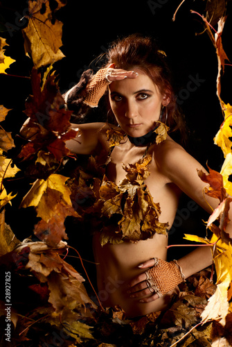 Photo: Lady autumn. Lady autumn.