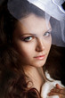 beautiful woman in white hat