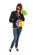 Shopping glamour girl
