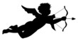 Cupid silhouette Cupid silhouette