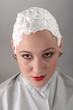 Shaven girl