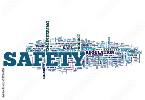 Illustration: Word Cloud "Safety" Word Cloud "Safety"