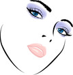 beauty girl face. Art vector work illustration beauty girl face. Art vector work illustration