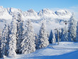 Skiing slope