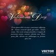 Absract background with hearts vector design