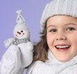 girl in winter clothes