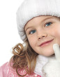 girl in winter clothes