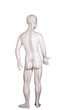 Figur mit Akupunkturpunkten / Meridianen