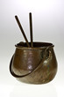 Copper pot with chopsticks Copper pot with chopsticks